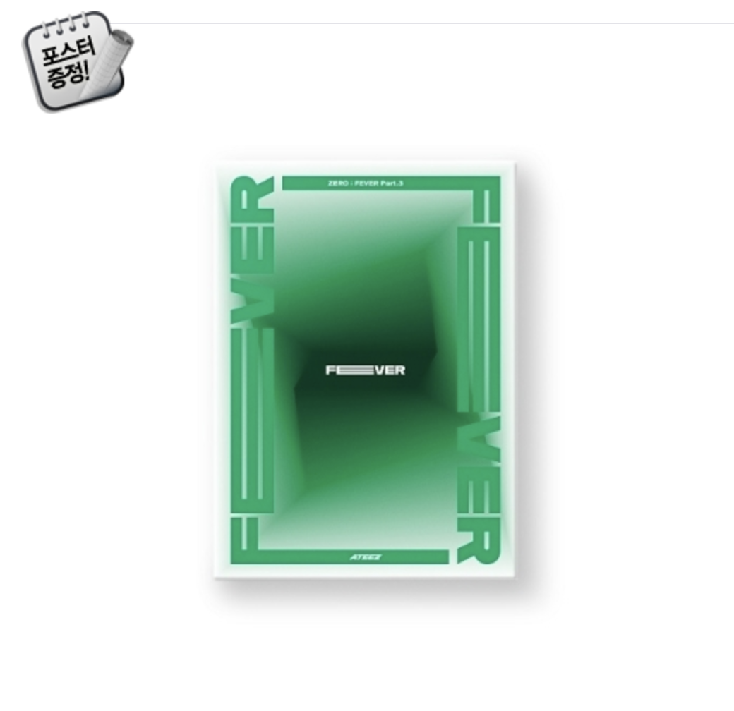 ATEEZ - Mini Album Vol.6 [ZERO : FEVER Part.3] ปก A ver + โปสเตอร์ พร้อมกระบอกโปสเตอร์
