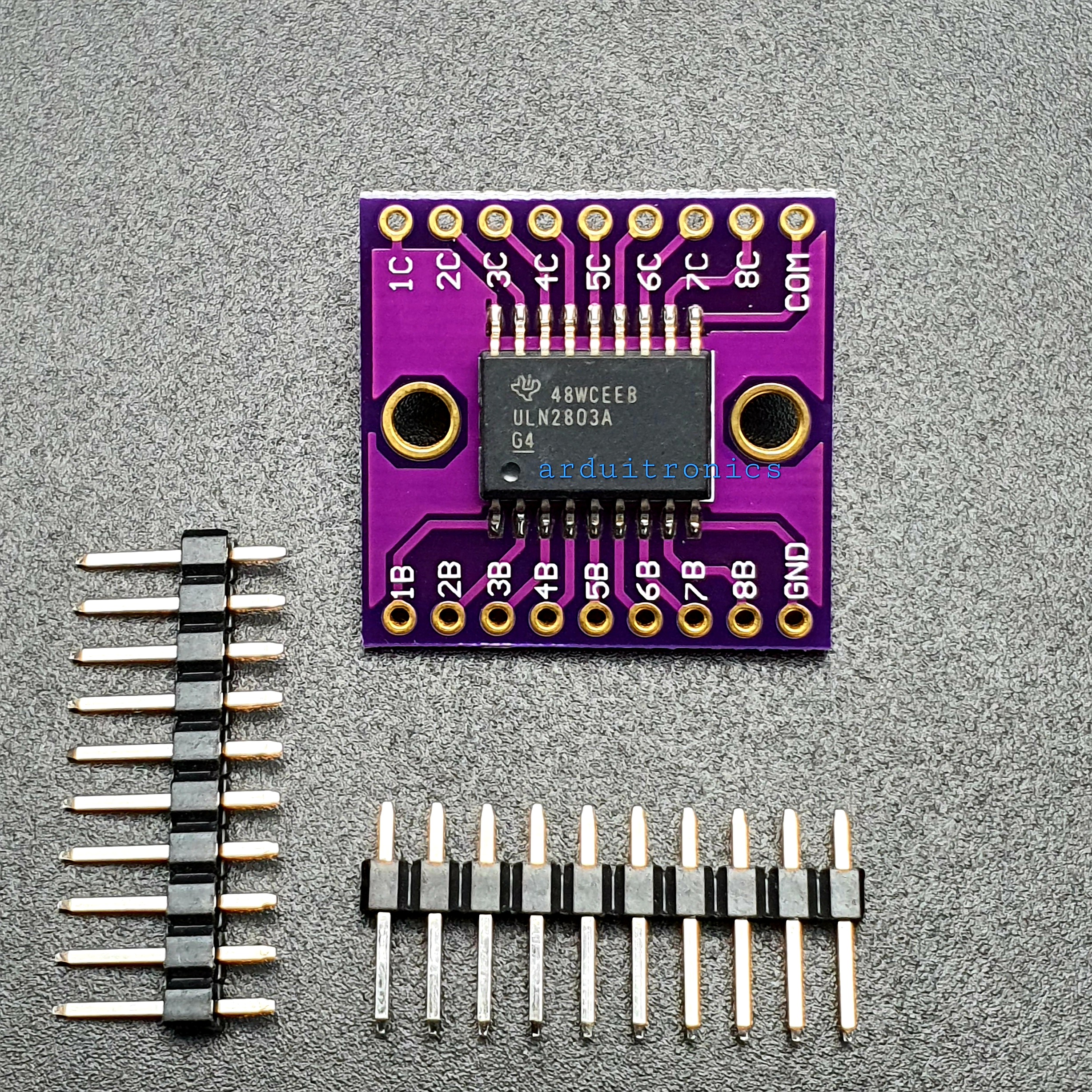 โมดูล ULN2803A Darlington Transistor Arrays Driver Breakout Board ขับโหลด 8 ช่อง สูงสุดช่องละ 500mA