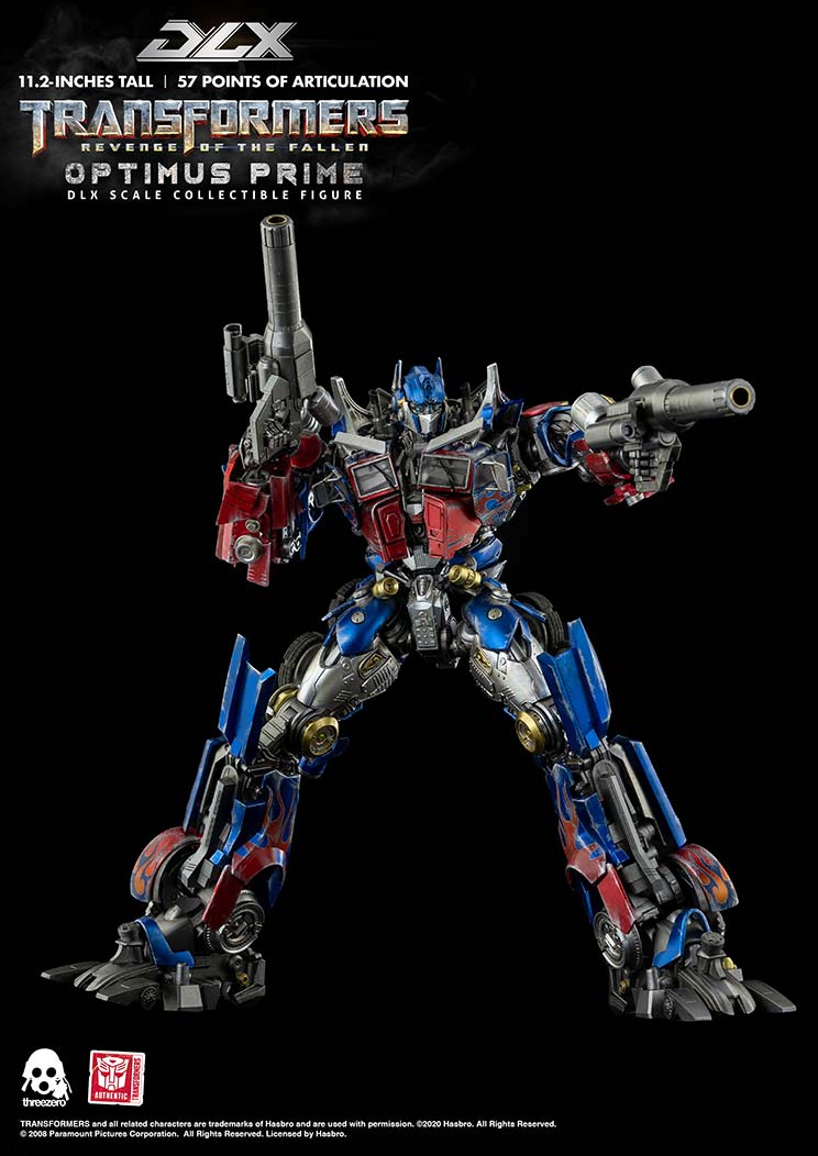 Three Zero Transformers: Revenge of the Fallen DLX Optimus Prime