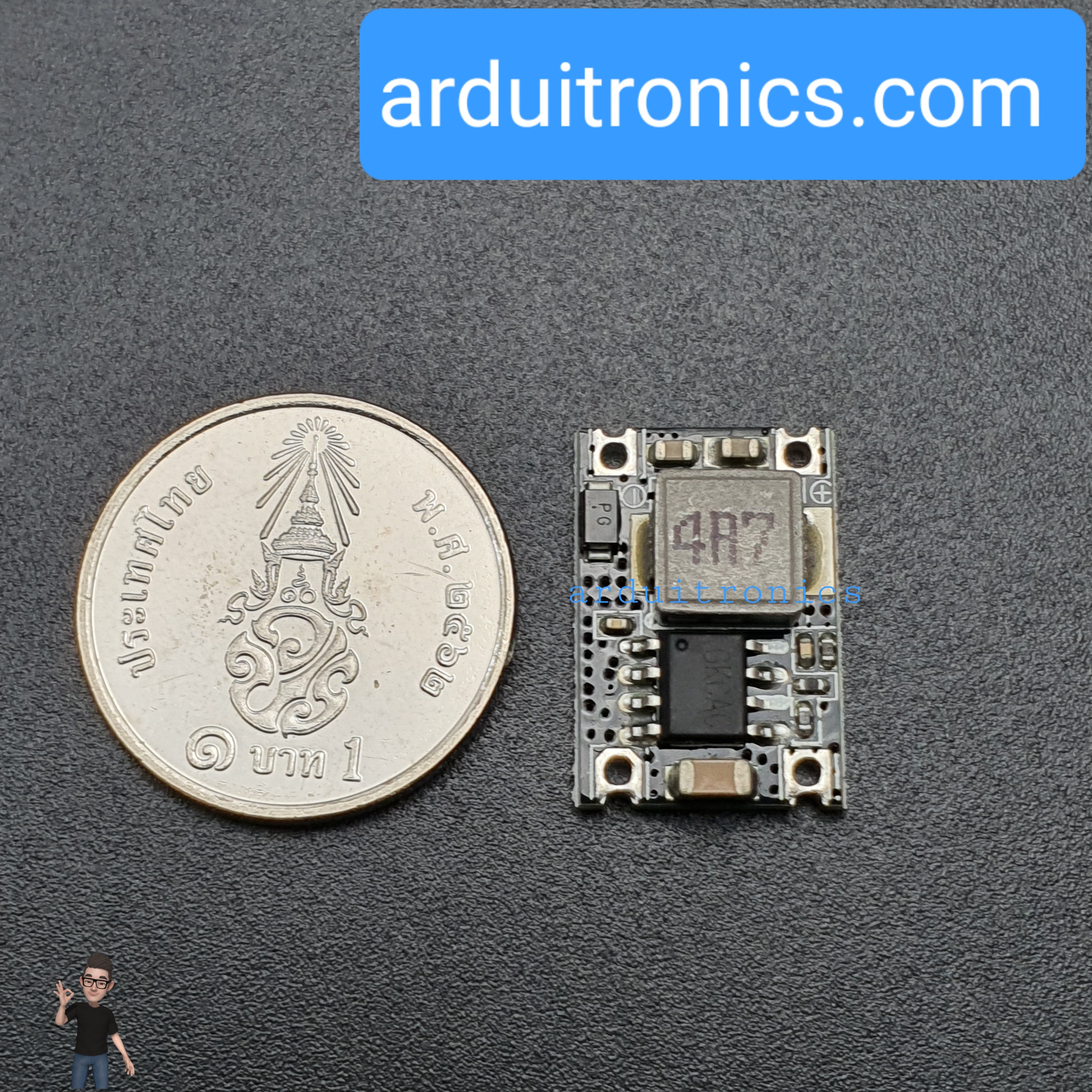 Module Stepdown 6V9V12V-30V to 5V 3A Fixed Output 5v โมดูลแปลงไฟจาก 6V9V12V-30V เป็น 5V จ่ายกระแสสูงสุด 3A
