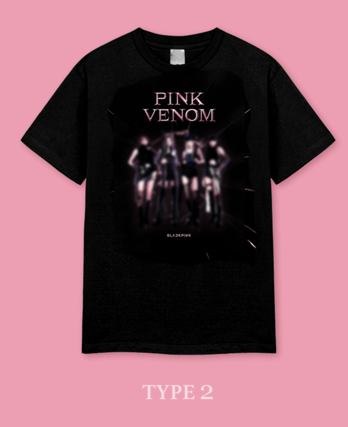 BLACKPINK -Pink Venom] Official Merch -Photo T-shirts ระบุแบบ และ สี ที่ต้องการ