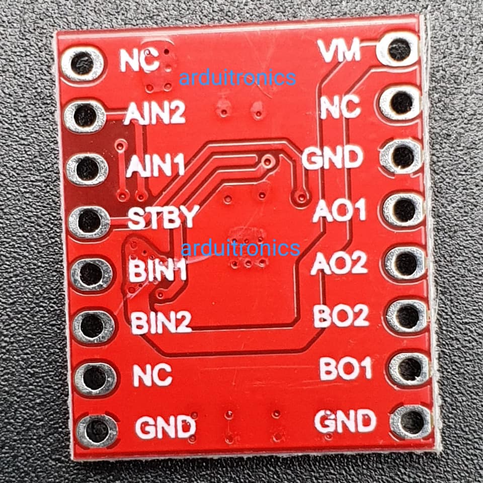 DRV8833 DC Motor Driver Module Motor Drive High Performance Module (TB6612FNG) + Free Pin Header