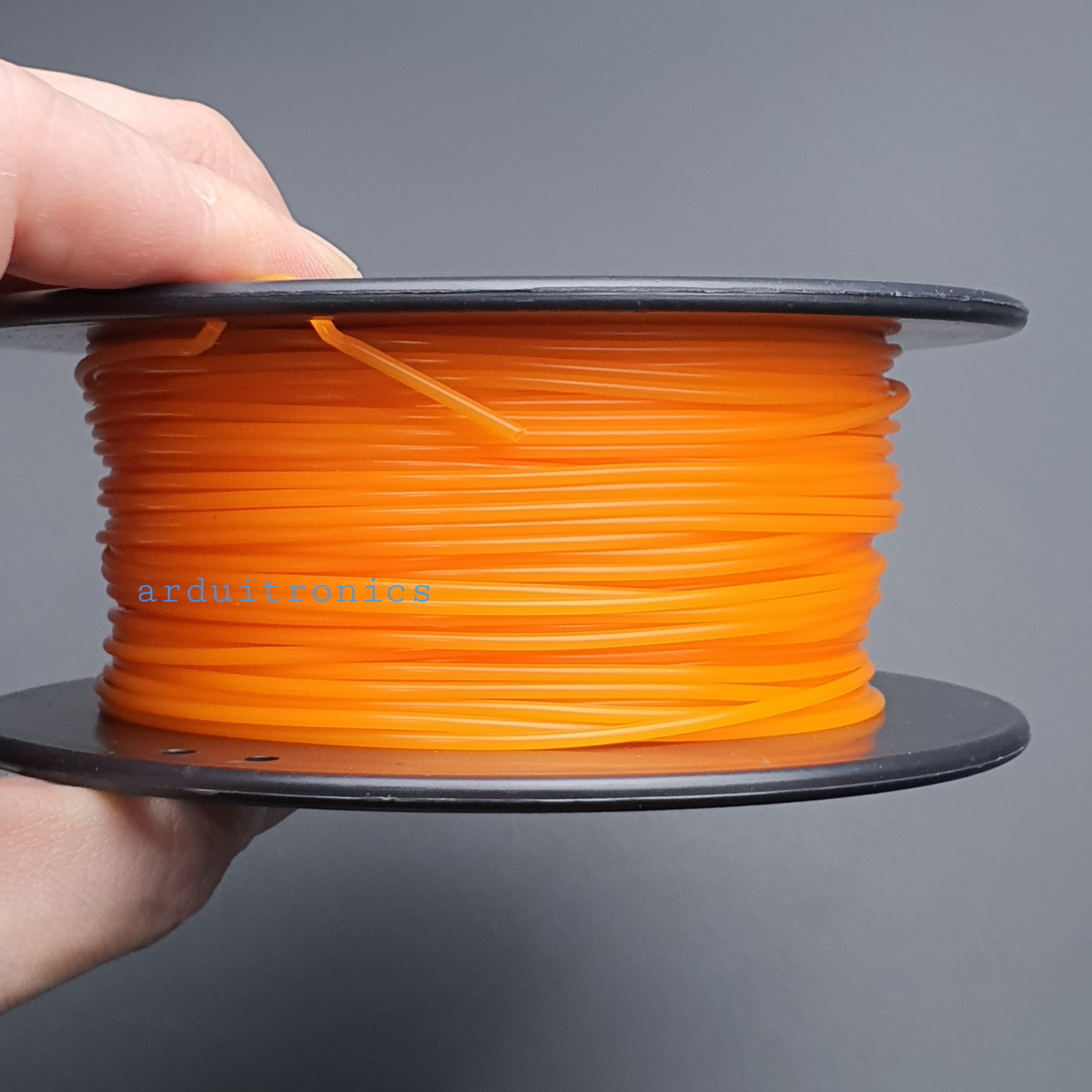 เส้นพลาสติก 3D Printer Filament PLA 1.75mm 0.20kg สีส้ม