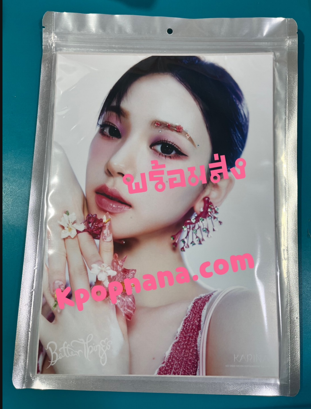 aespa -aespa Digital Single - 'Better Things' MD Collection] - ของสะสม A4 PHOTO แบบ karina - พร้อมส่ง