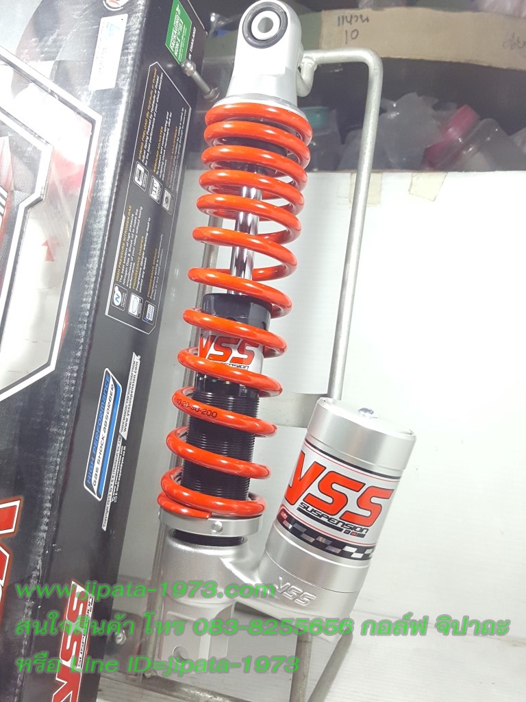 (QBIX) โช้คอัพหลังเดี่ยว ยี่ห้อ YSS รุ่น OK302 สำหรับรถรุ่น Yamaha QBIX