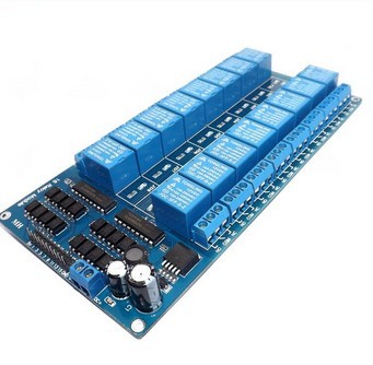 16 Channel Relay รีเลย์ 16 ช่อง (12V) Optocoupler Protection with LM2596 Power Supply