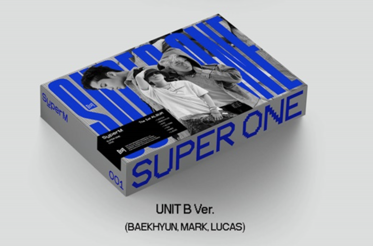 SuperM -SuperM - Album Vol.1 [Super One] หน้าปก Unit B + โปสเตอร์ พร้อมกระบอกโปสเตอร์