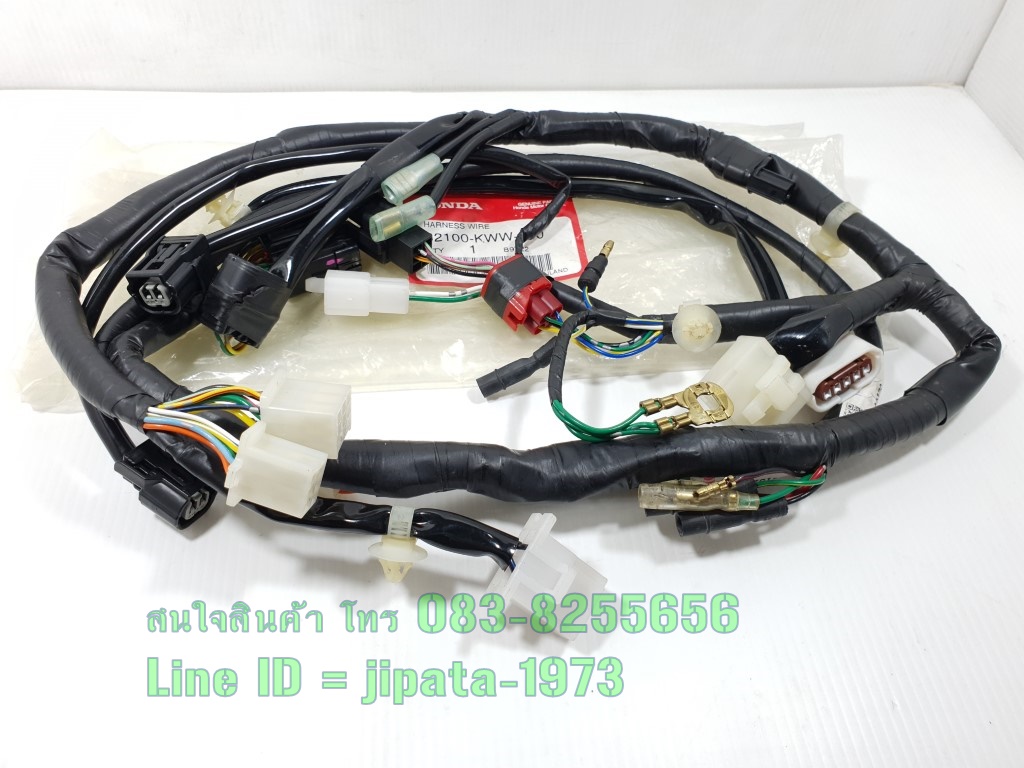 (Wave 110 i) ชุดสายไฟเมน Honda Wave 110 i ปี 2011-2012 (รุ่นสตาร์ทเท้า) แท้
