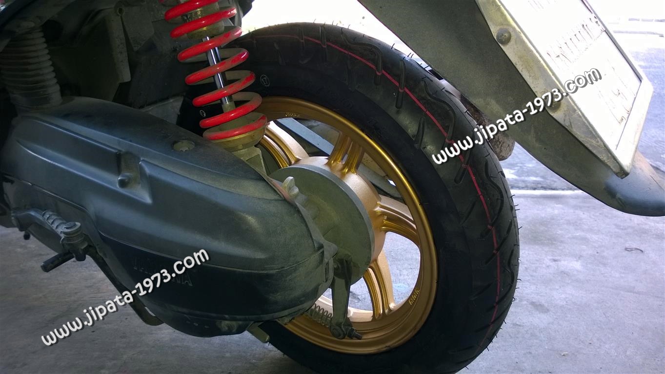 ชุดโปรโมชั่น วันสงกรานต์ ชุดล้อแม็กแท้พร้อมยาง Yamaha Fino,Mio ขอบ 12 นิ้ว