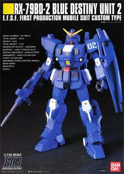 HGUC 1/144 RX-79BD-2 Blue Destiny Unit 2
