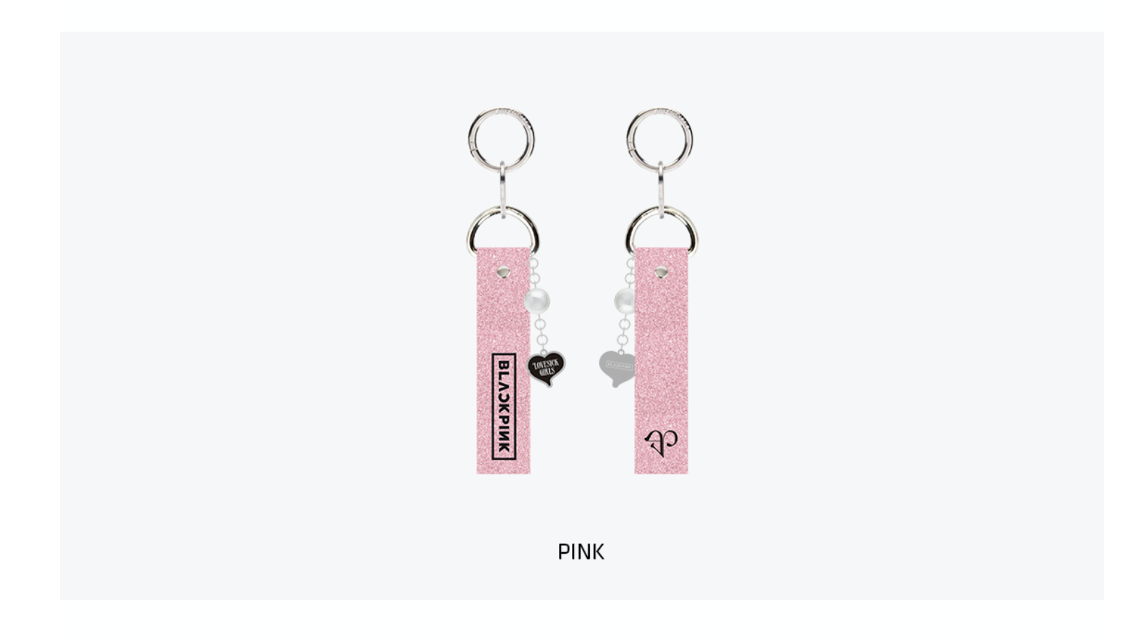 Blackpink - ของสะสม [THEALBUM] BLACKPINK -LIGHT STICK STRAP สีชมพู