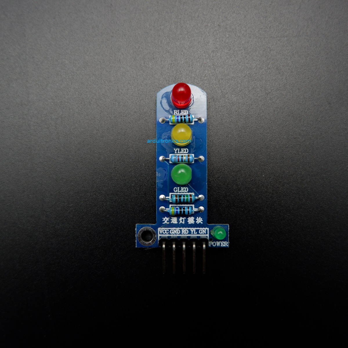 LED Module 3 traffic light หลอดไฟ LED 5mm 3 สี แบบไฟจราจร