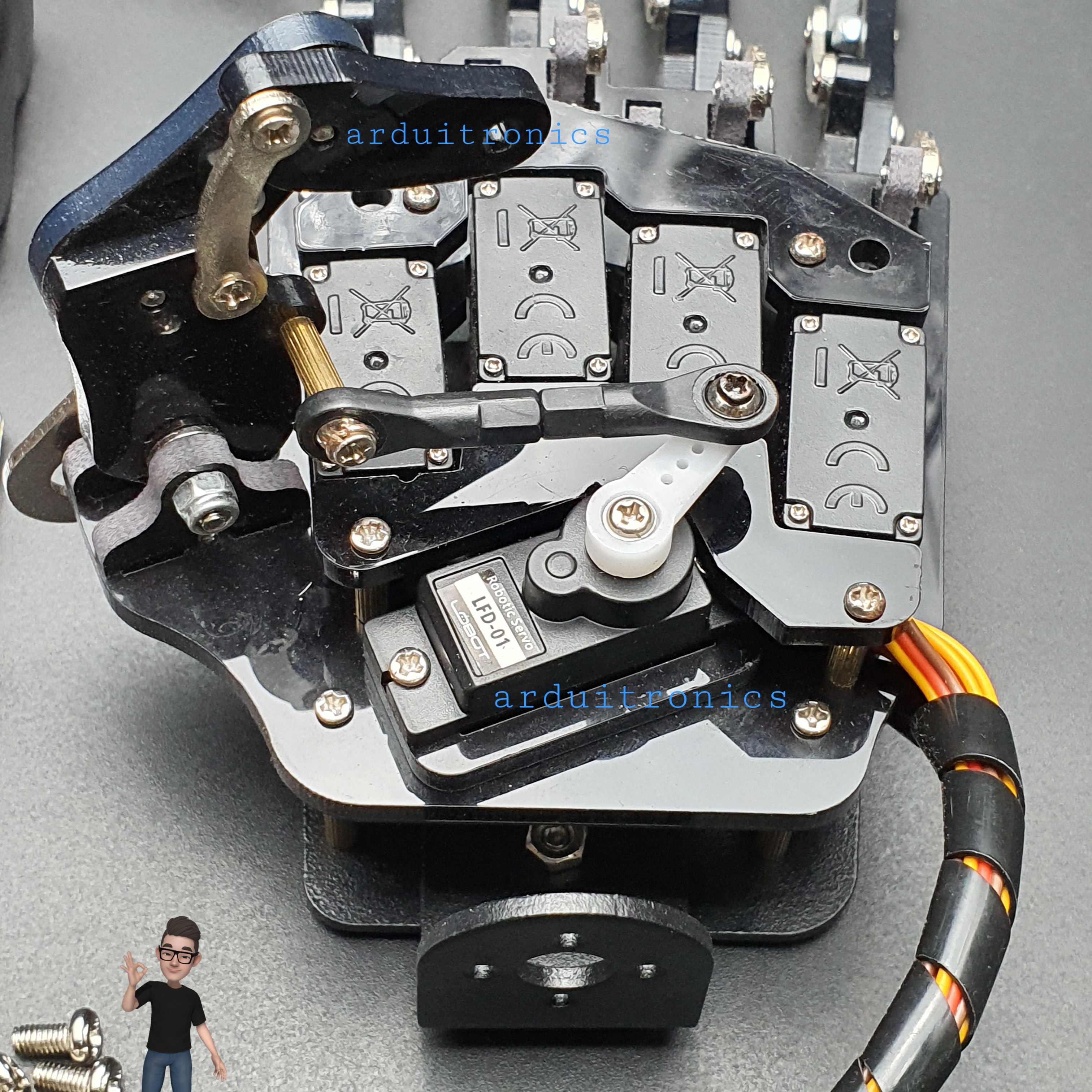 Robot Hand (Left) Kit ประกอบให้แล้วพร้อมใช้