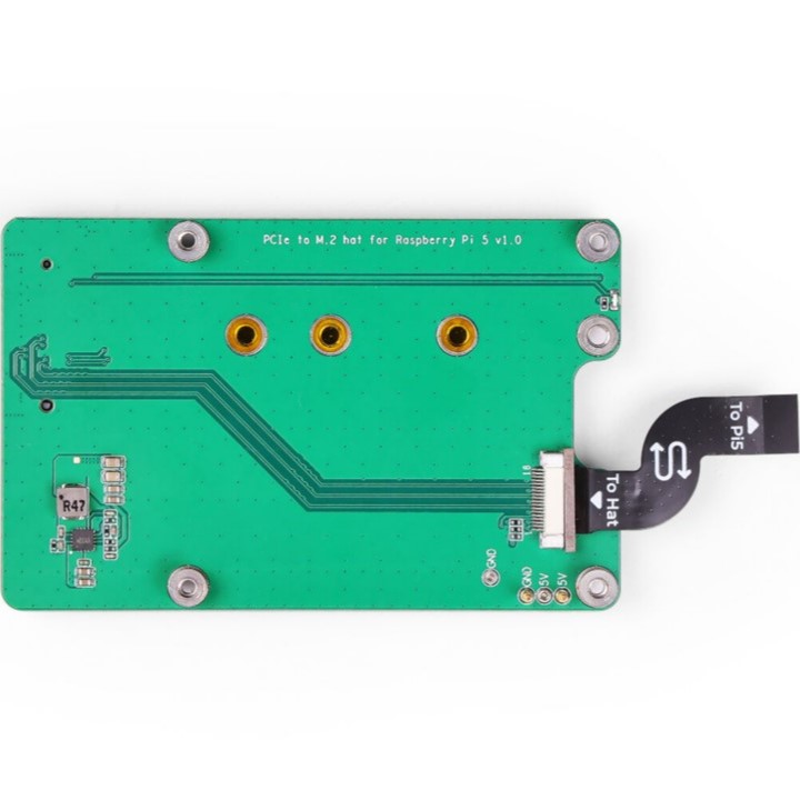 PCIe to M.2 hat for Raspberry Pi 5, Support NVMe SSD, Support Hailo8/8L (แท้จาก SeeedStudio)