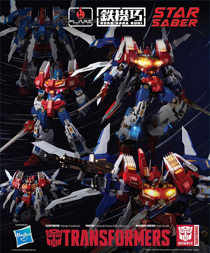 "Pre-Order" Kuro Kara Kuri Star Saber