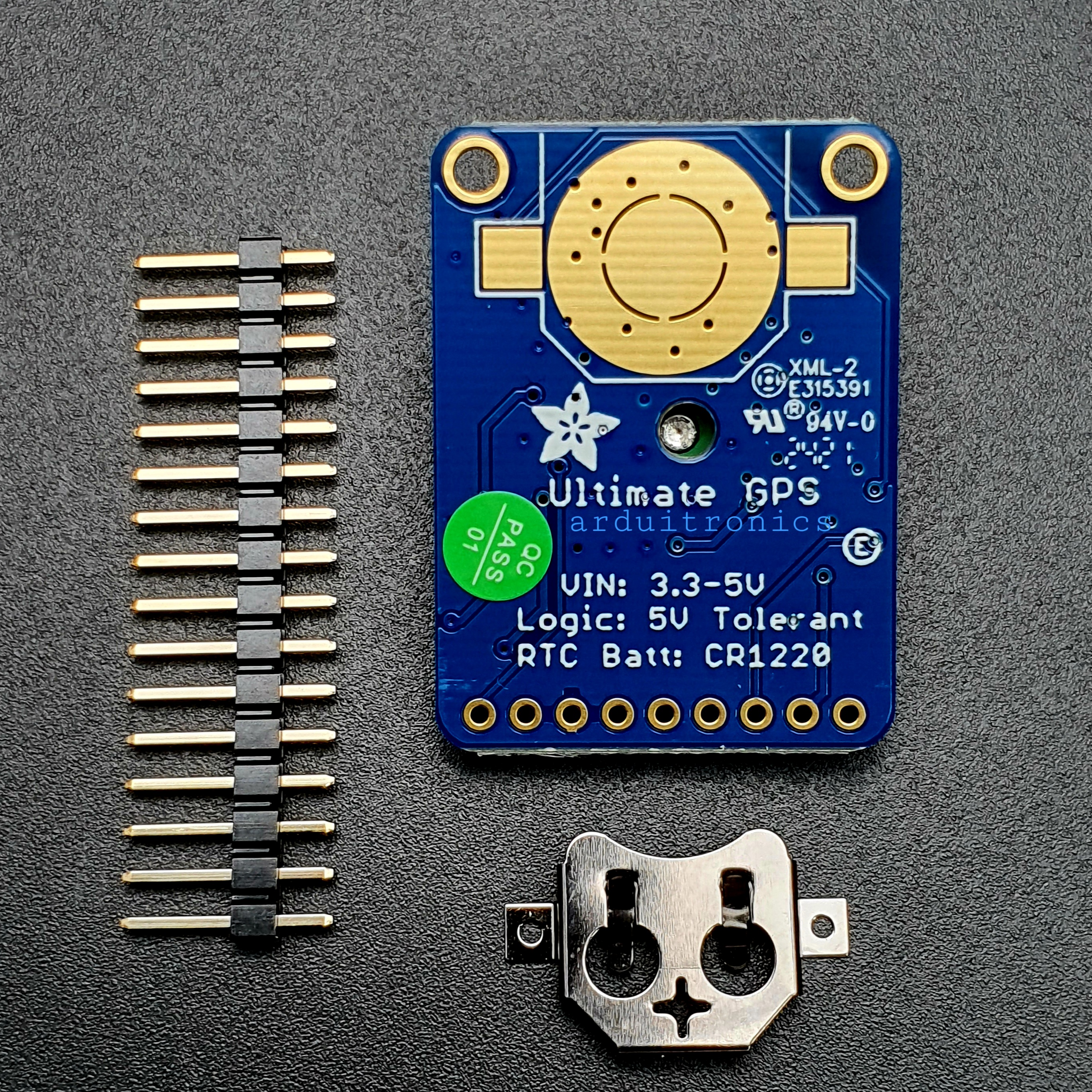 Adafruit Ultimate GPS Breakout with GLONASS + GPS - PA1616D - 99 channel w/10 Hz updates