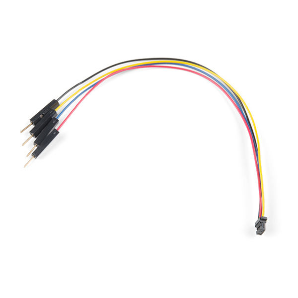 Qwiic Cable - Breadboard Jumper (4-pin) JST Cable 150mm (Male) ของแท้จาก SparkFun