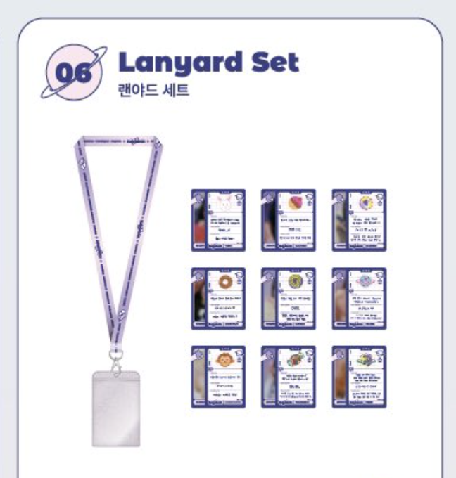 Kep1er - 2022 Kep1er FAN MEETING ＜Kep1anet＞OFFICIAL MD - Lanyard set