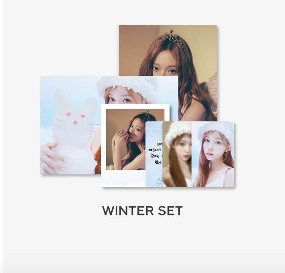 aespa -2023 SM ARTIST SEASON'S GREETINGS OFFICIAL MD - Photo pack - แบบ Winter