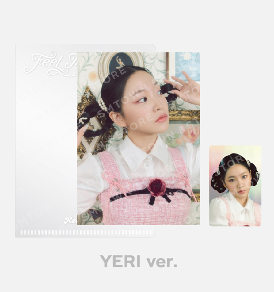 Red Velvet - The ReVe Festival 2022 - Feel My Rhythm' MD Collection -POSTCARD + HOLOGRAM PHOTO CARD SET - yeri