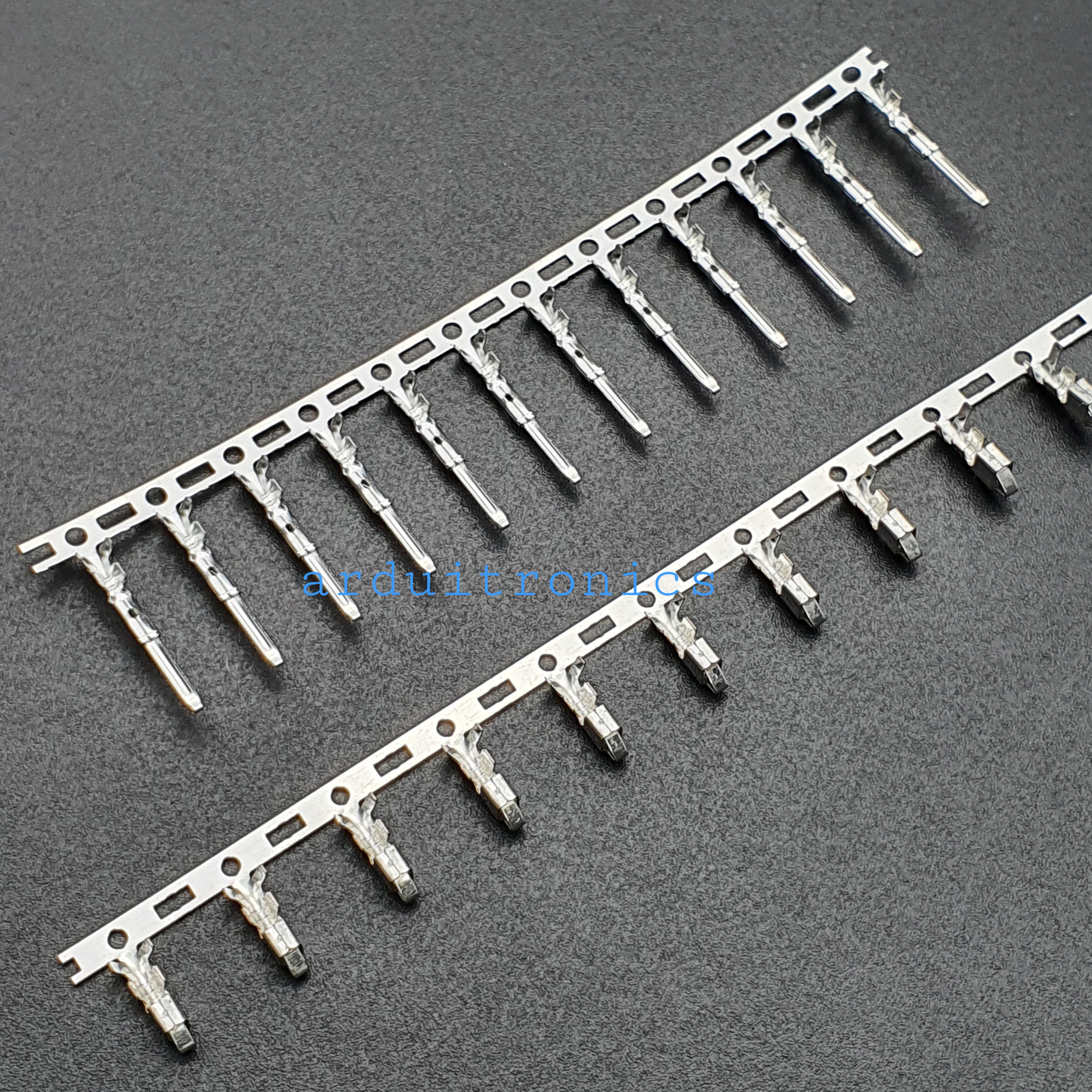 2.54mm 12 Pin Black Plastic Male Female JST-SM Housing Crimp Terminal Connector