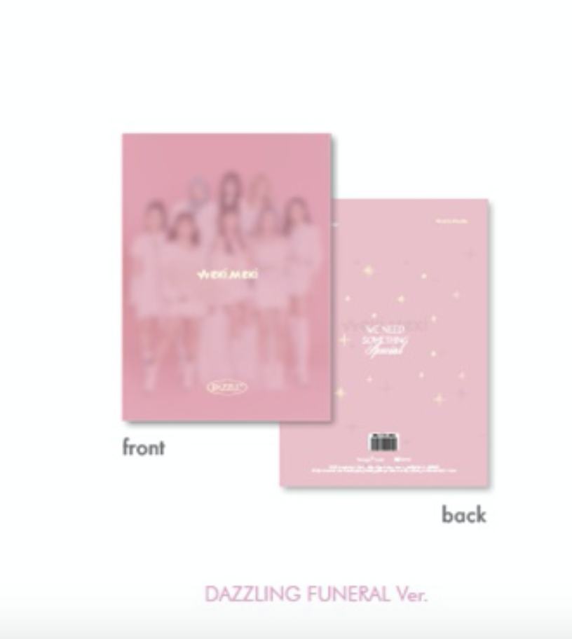 Weki Meki - DIGITAL SINGLE 'DAZZLE DAZZLE' OFFICIAL MD [CONCEPT POSTCARD BOOK] แบบ DAZZLING FUNERAL Ver.