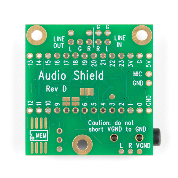 Teensy 4 Audio Shield (Rev D) - แท้จาก Sparkfun, USA