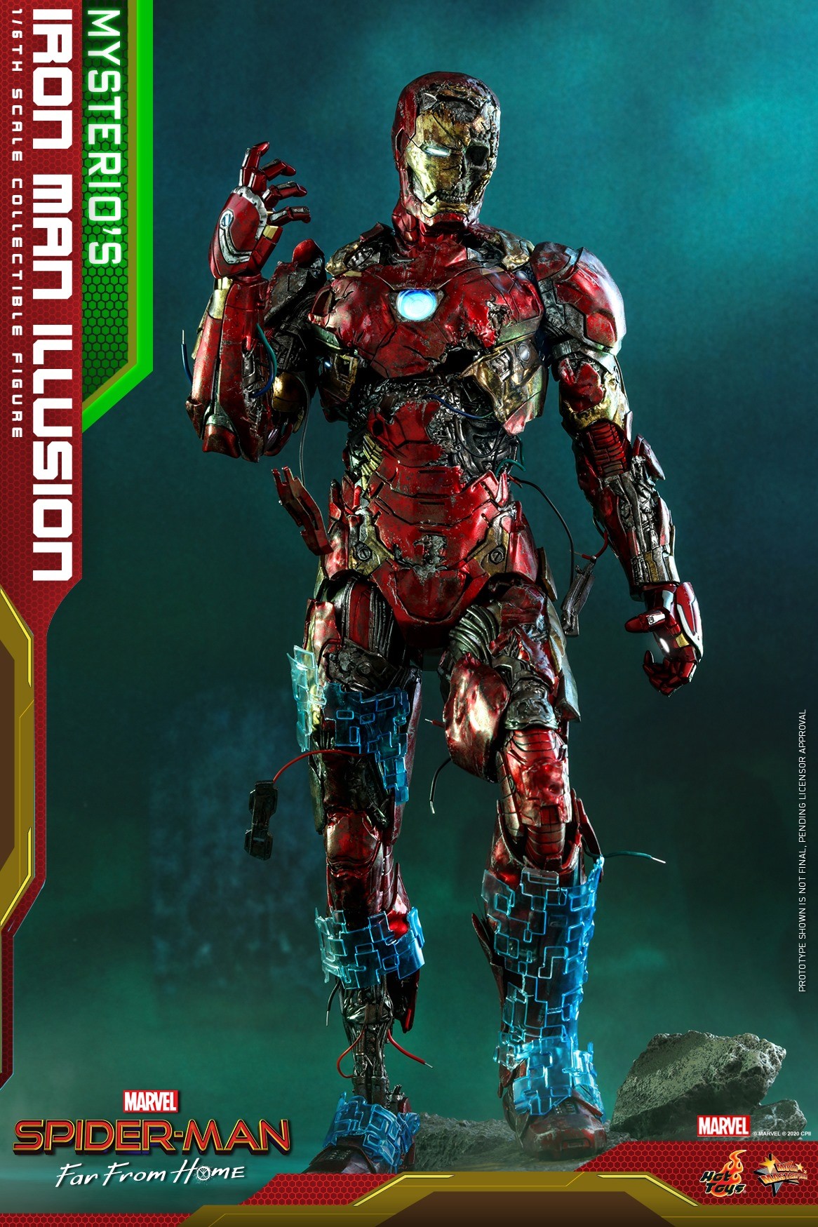 "Pre-Order" Hot Toys Spider Man Far From Home - 1/6th scale Iron Man Illusion