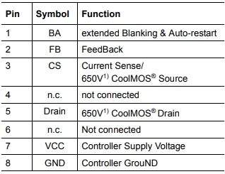 ICE3BR1765JZ , 3BR1765JZ