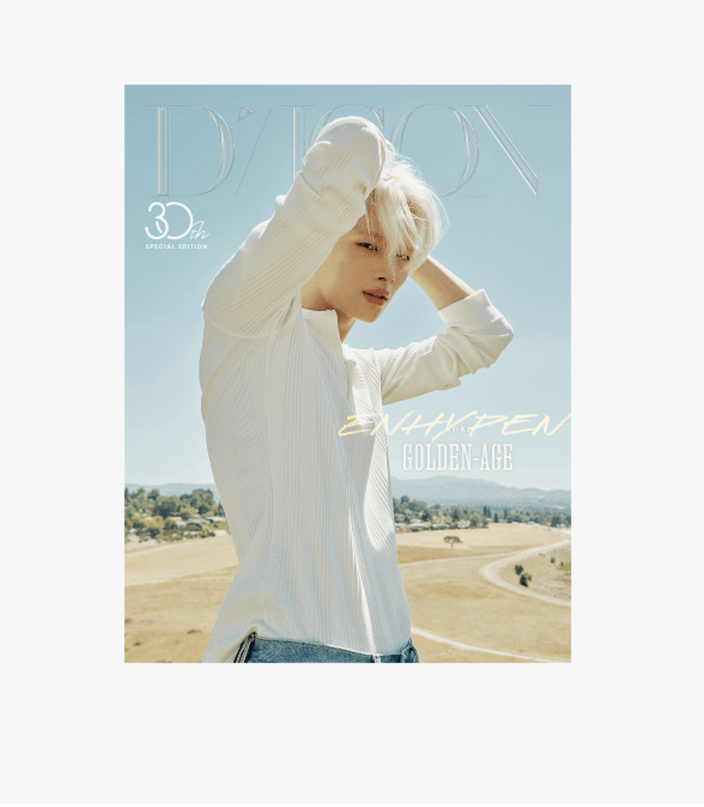 Enhypen -DICON VOLUME N°30 ENHYPEN GOLDEN AGE-(A-type) - NI-KI. . - ส่งเรือ
