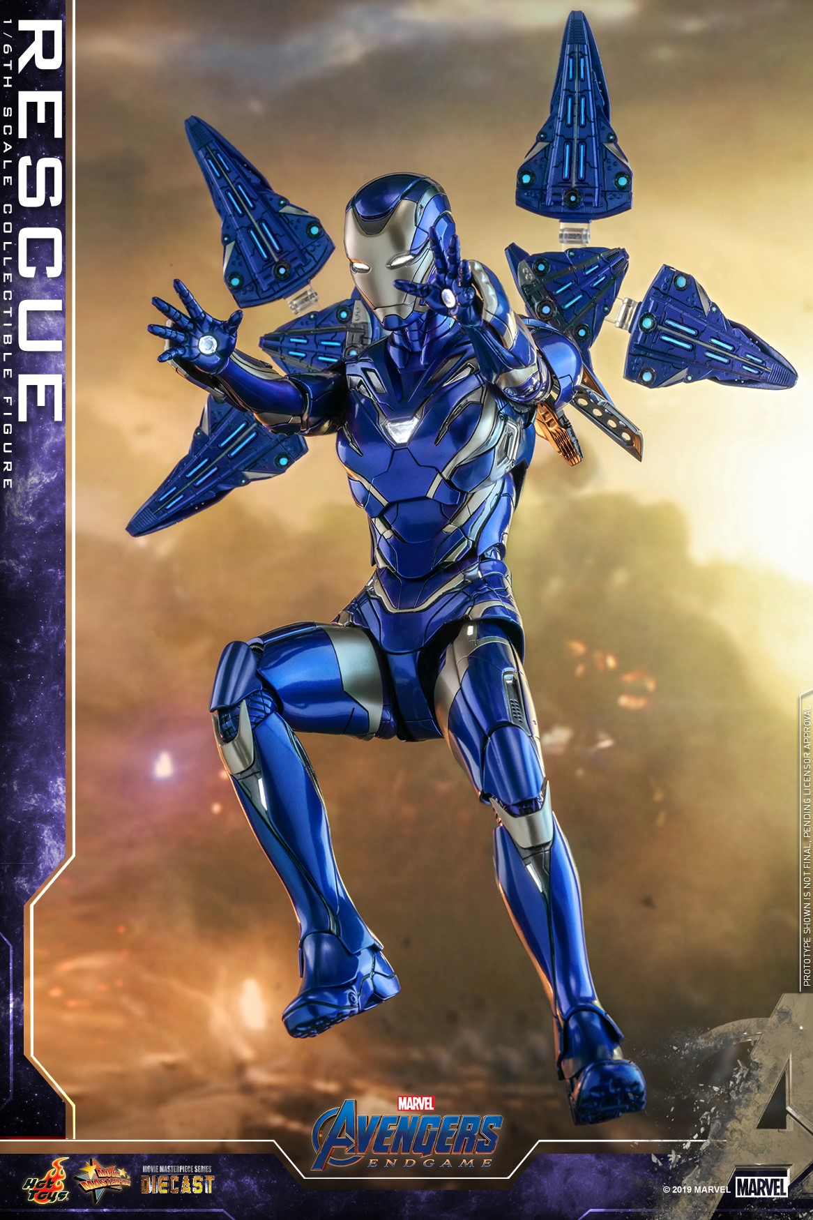 "Pre-Order" Pepper Potts in Rescue Armor: Avengers Endgame 1/6Scale (Diecast)