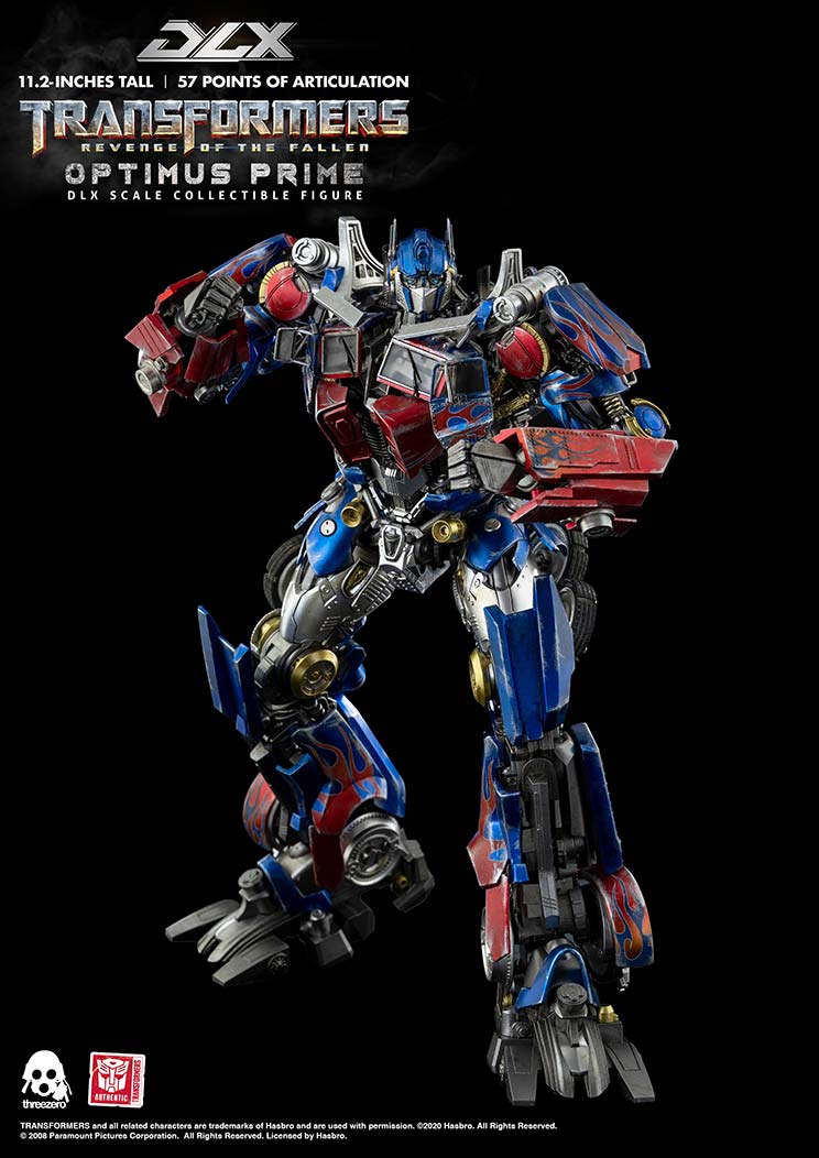 Three Zero Transformers: Revenge of the Fallen DLX Optimus Prime