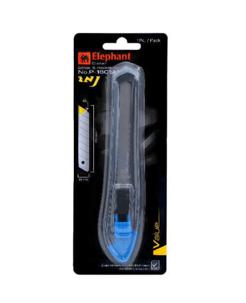คัตเตอร์ ตราช้าง รุ่น P-1801A ขนาด 18 มม.