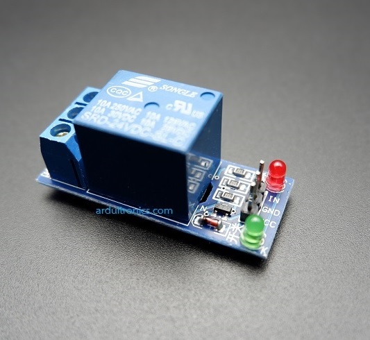 24V 1 Channel Relay Low-Level Trigger Relay Module (with LED)