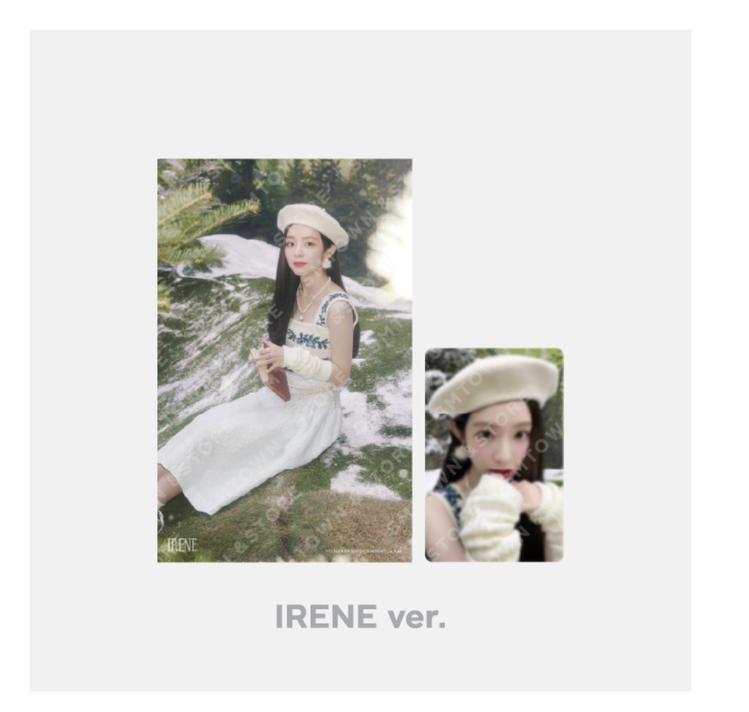 Red Velvet - SMTOWN LIVE 2023 : SMCU PALACE @ KWANGYA OFFICIAL MD -4x6 Photo + Photo Card Set แบบ Irene