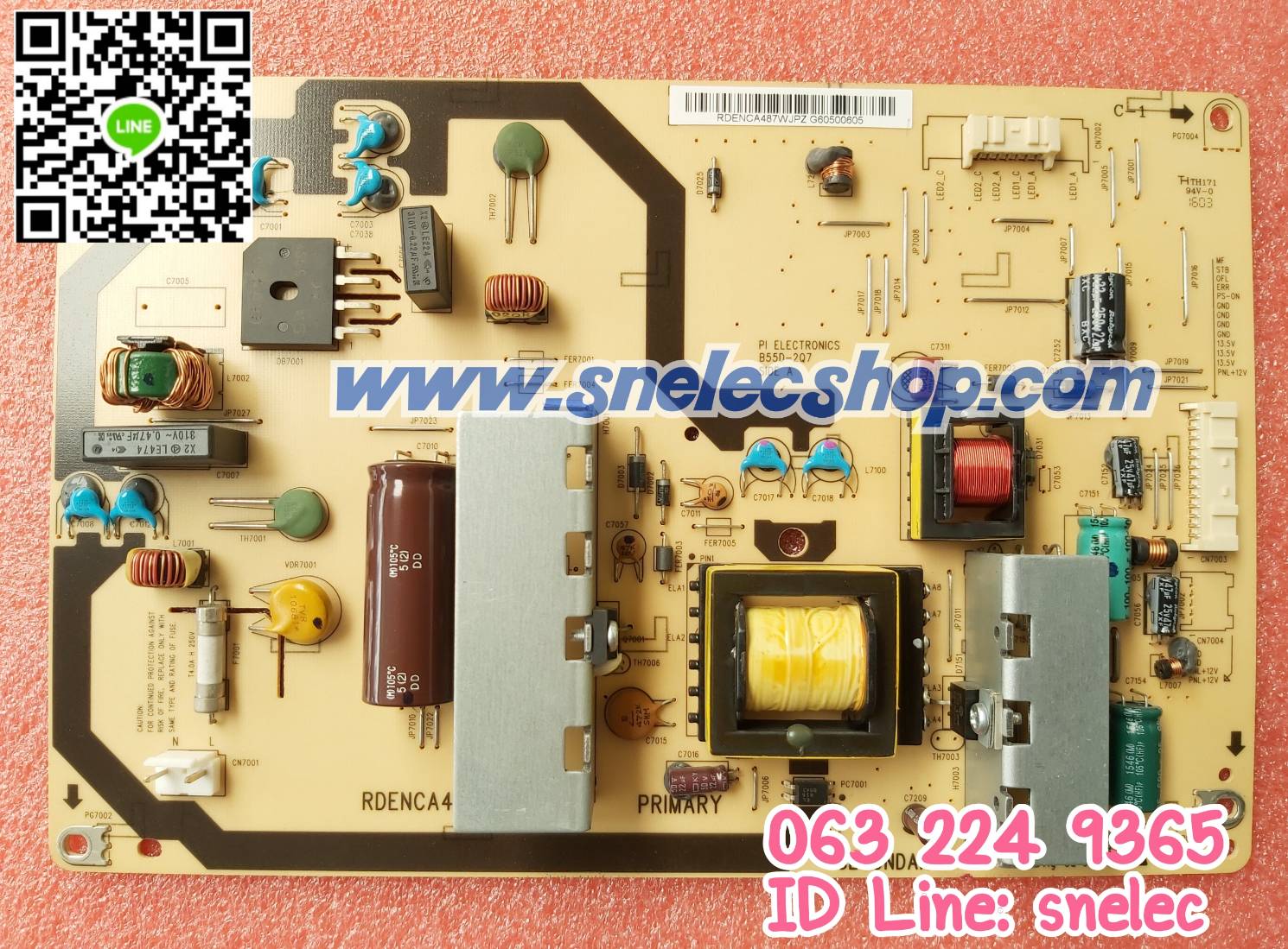 บอร์ดซัพพลาย Sharp รุ่น LC-40LE275X