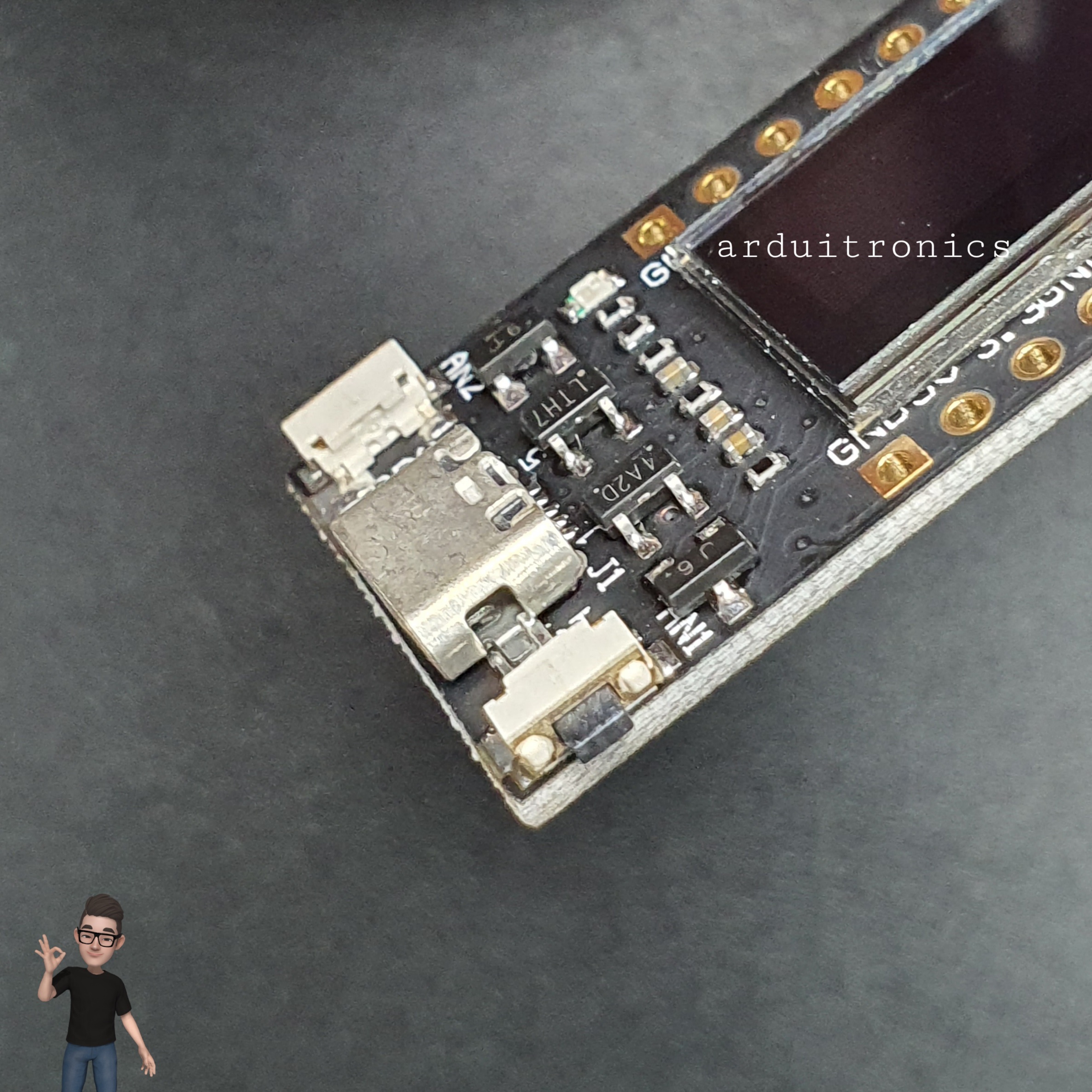 โมดูล TTGO ESP8266 OLED NodeMCU พร้อมจอ OLED ขนาด 0.91 นิ้ว