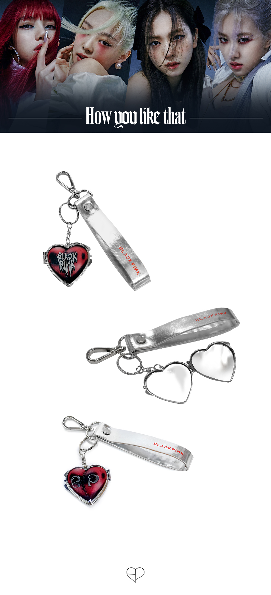 BLACKPINK -[H.Y.L.T] BLACKPINK MIRROR KEYRING