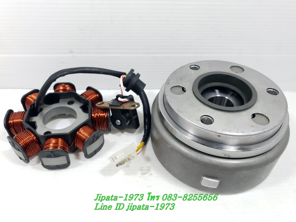 (Demon 125) ชุดล้อแม่เหล็กจานไฟชุดใหญ่ GPX Demon 125 แท้