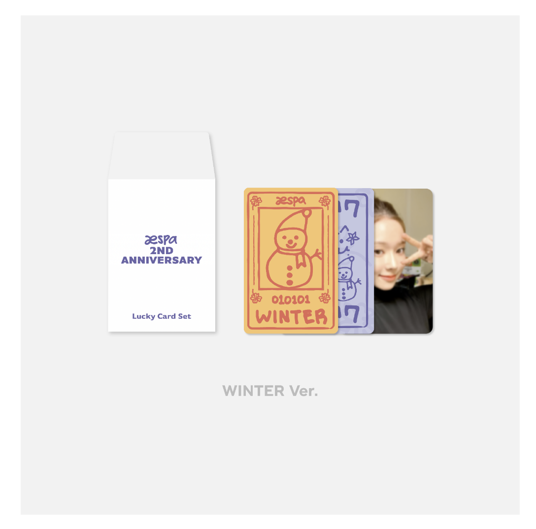 aespa - aespa Debut 2nd Anniversary MD - Lucky Card Set - แบบ Winter