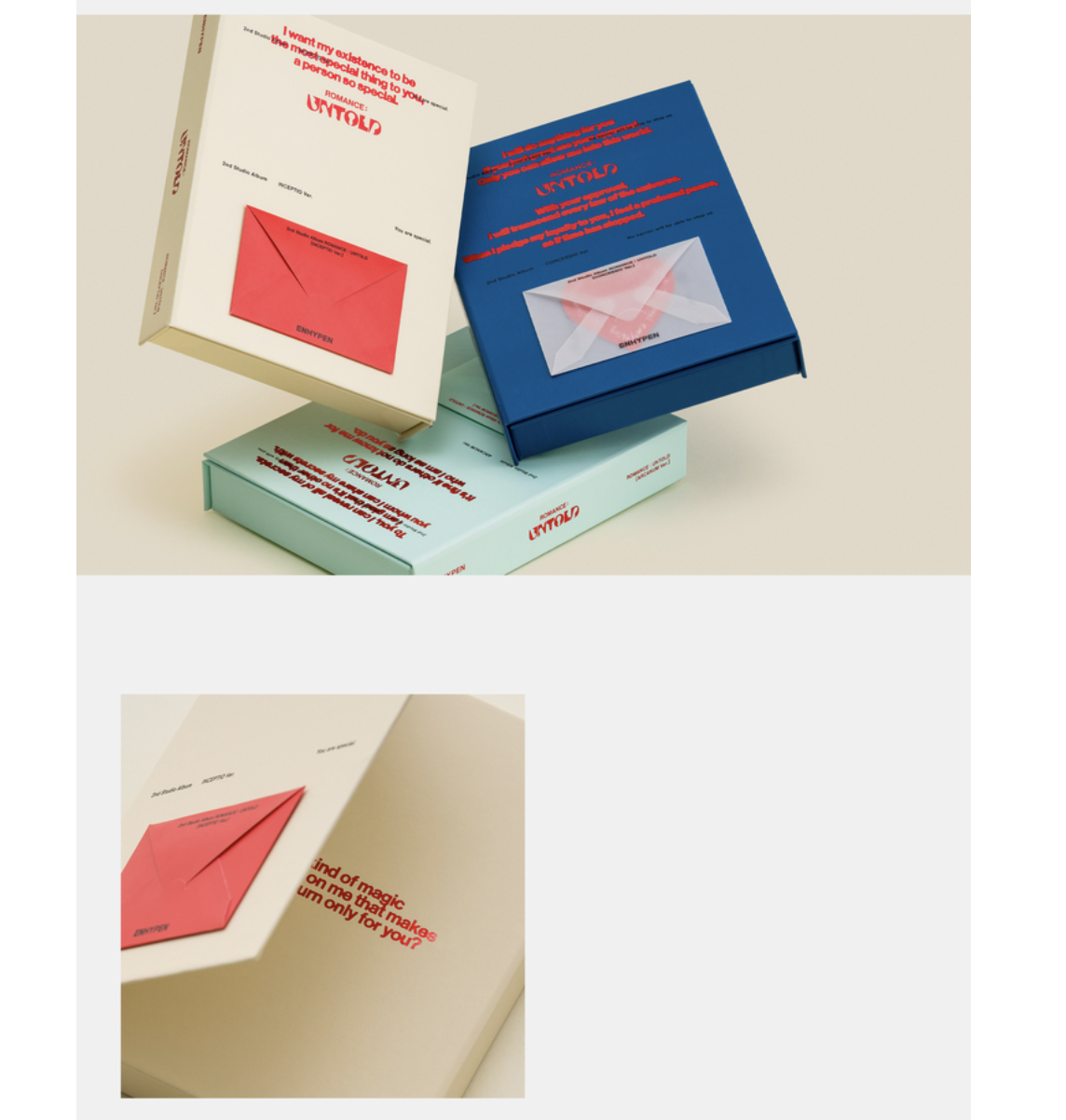 Enhypen - ROMANCE : UNTOLD - ครบ set ได้ของแถมเพิ่มจาก aladin - ส่งเครืองบิน