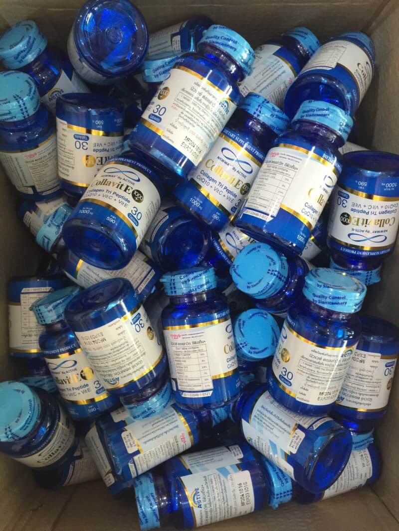 active Collavite Collagen Tri Peptide แอคทีฟ คอลล่าไวท์ ไตรเปปไทด์ 30 เม็ด