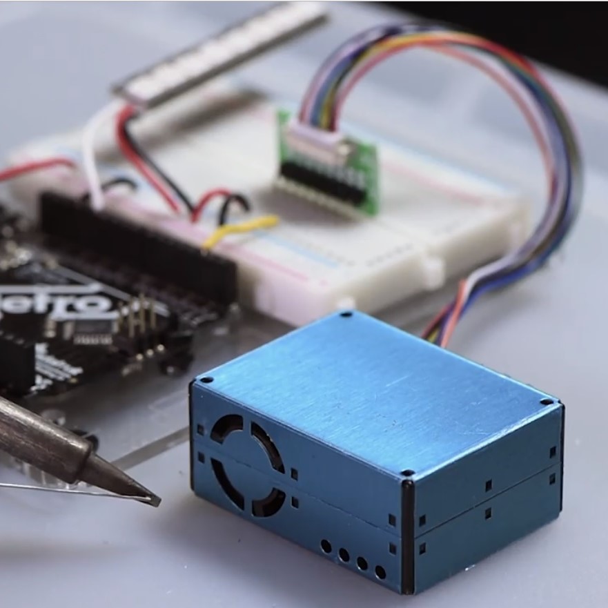 Breadboard Pin Adapter สำหรับ PM2.5 Sensor Module (PMS5003, PMS3003)