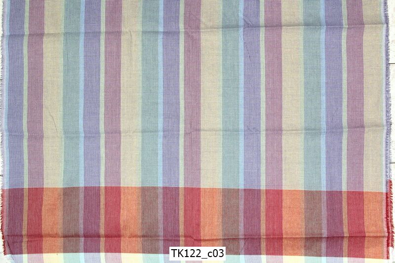 [2ม.] ผ้าขาวม้า TK122 ม่วง