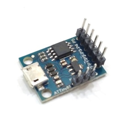 Digispark (ATtiny85) - Blue PCB (ฟรี Pin header)