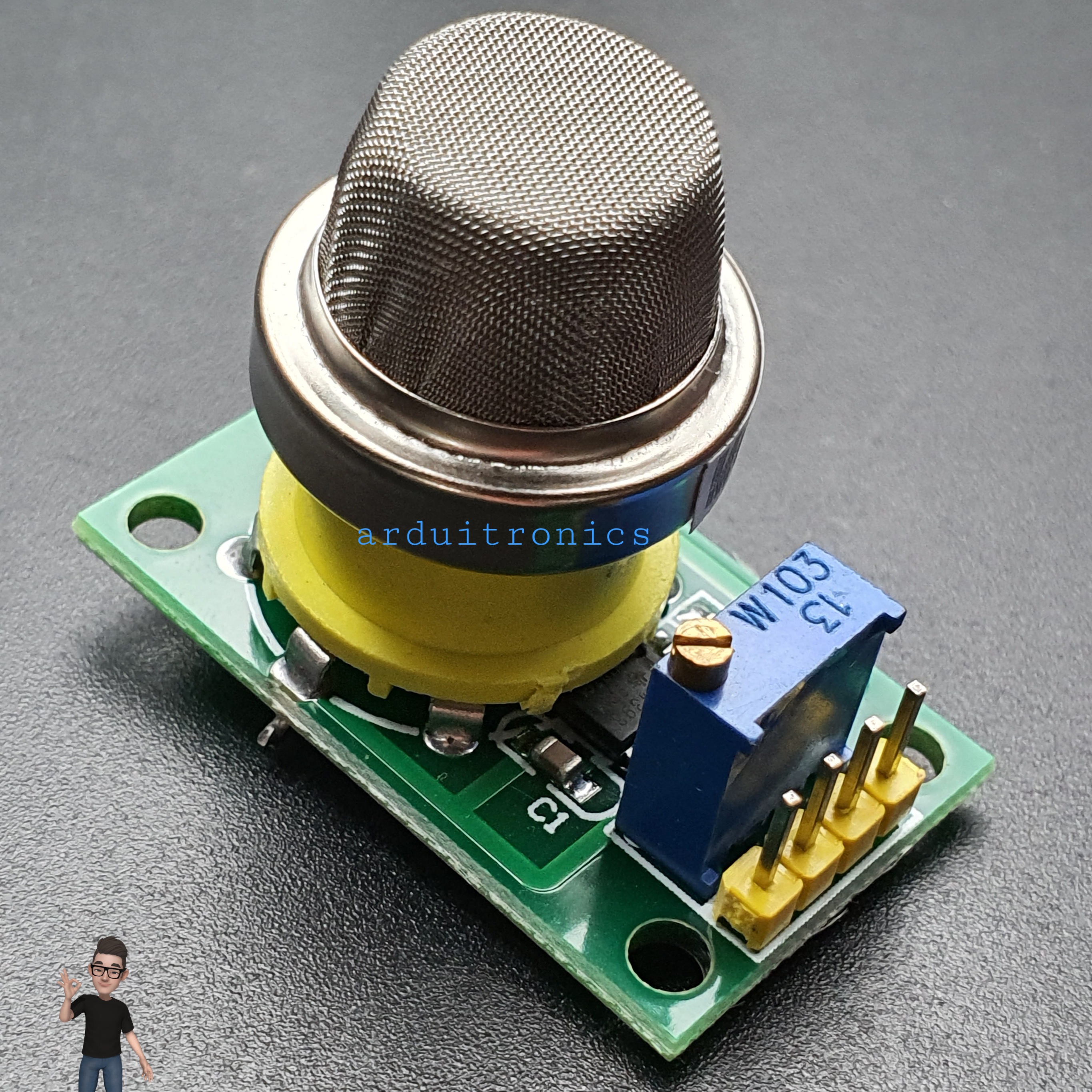 MQ139 Gas Sensor Module (สารทำความเย็น Freon : R11, R22, R113, R134A, R409A, R410A) MQ-139 (PCB สีเขียว)