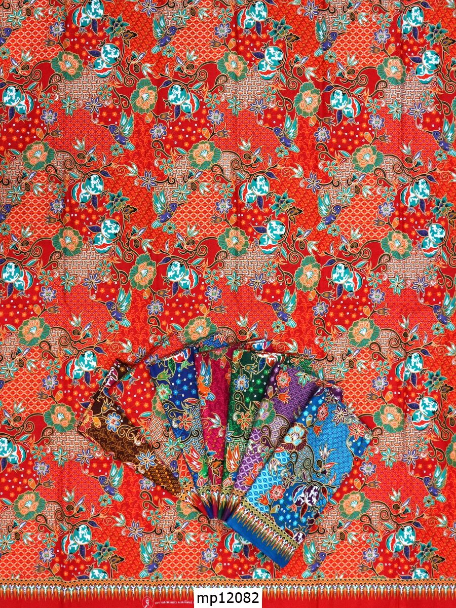 [D-MP12082] ผ้าถุงแม่พลอย 1.8เมตร เย็บพร้อมนุ่ง คอตต้อน 100%