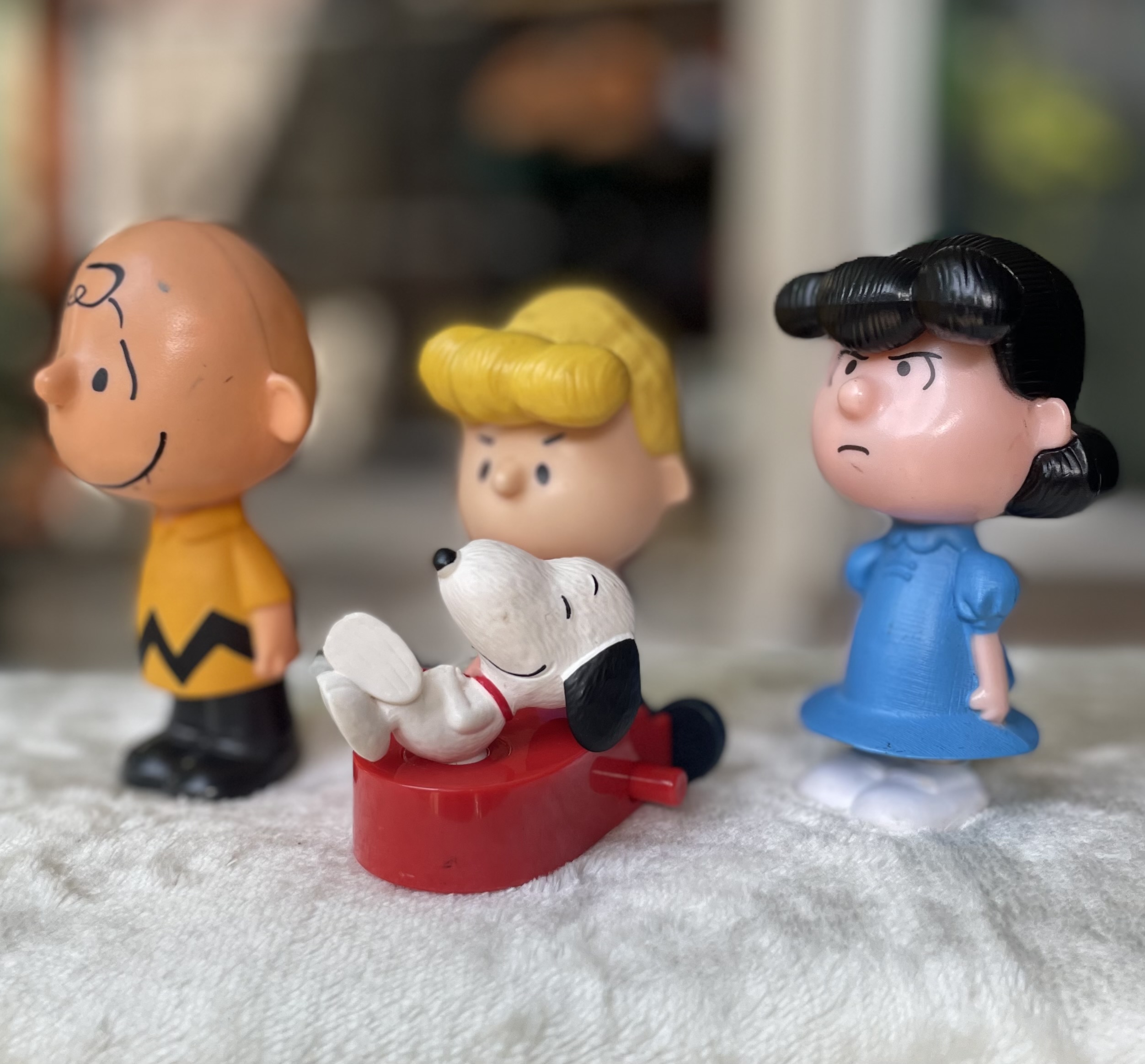 3 ชิ้น ชาร์ลี สนู๊ปปี้ ตุ๊กตาแมคโดนัลด์ McDonald's 2015 Snoopy & Charlie Brown The Peanuts Movie