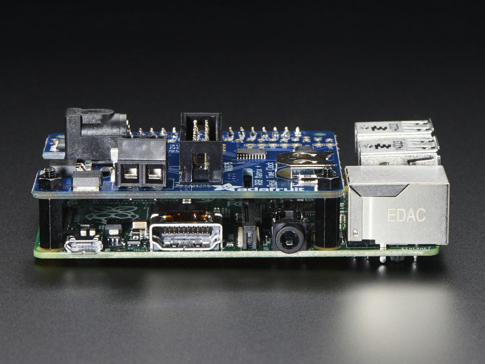 Brass M2.5 Standoffs for Pi HATs - Black Plated - Pack of 2 (Adafruit)