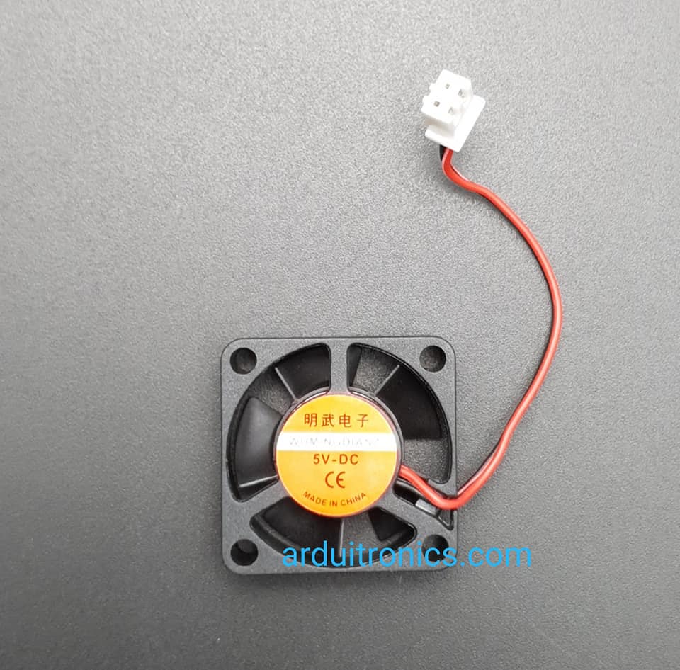 Cooling Fan พัดลมระบายความร้อน 5V ขนาด 30x30x10mm สายไฟ 2 เส้น